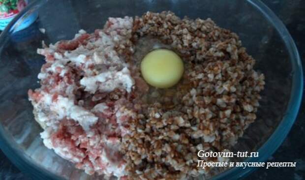 Котлеты из гречки с фаршем Котлеты из гречки с фаршем