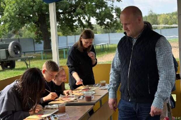 Глава Рассказовского округа посетил детский оздоровительный лагерь "Сокол"