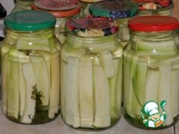 Маринованные кабачки "Губернские" ингредиенты