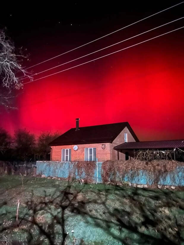 Красное свечение на Кубани