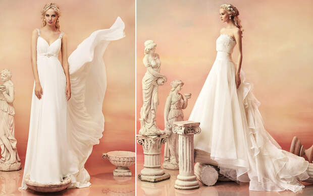 Свадебные платья, фото из коллекции Papilio