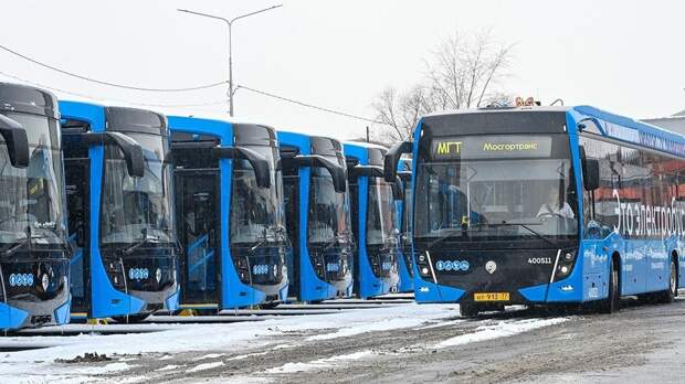 Москва получила ещё 100 новых электробусов