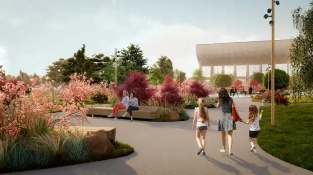 Розовые кусты и гамаки: в центре Челябинска обещают сделать релакс-островок