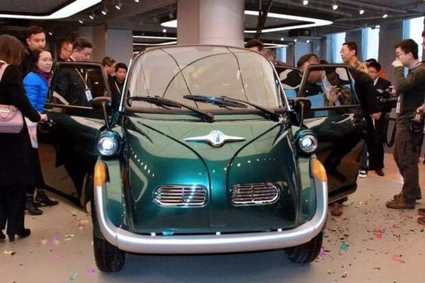 Клон из Поднебесной. Китайцы выпустили BMW Isetta с электродвигателем bmw, bmw isetta, авто, автодизайн, китайский автомобмль, клон, копия, электромобиль