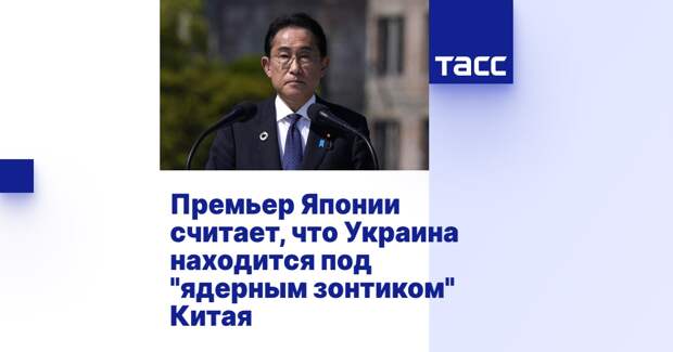 Премьер Японии считает, что Украина находится под &quot;ядерным зонтиком&quot; Китая