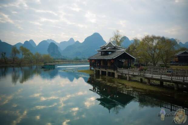 Красивые пейзажи Гуйлинь (Guilin)