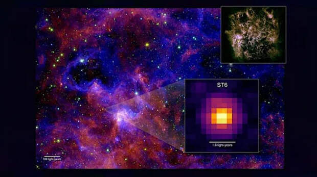 Впервые за пределами Млечного Пути обнаружены предшественники жизни в ледяных оболочках протозвезды в соседней галактике