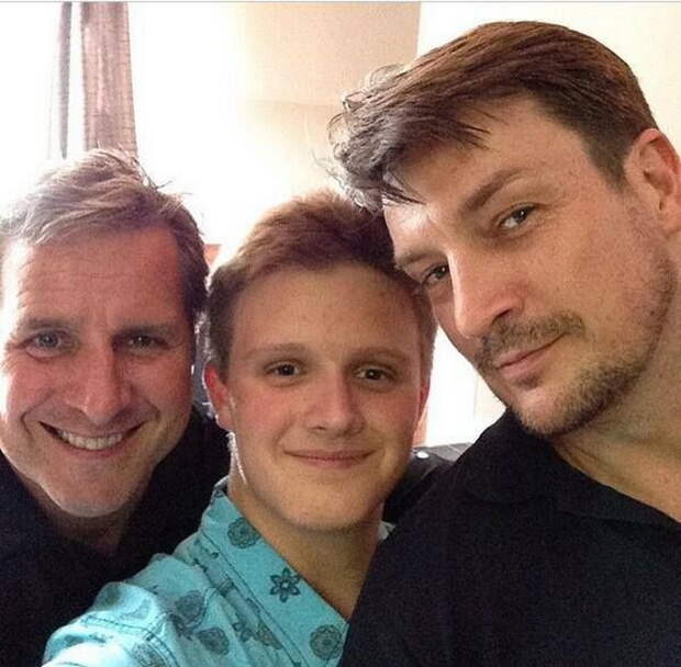 С братом Джеффом и кузеном С братом Джеффом и кузеном