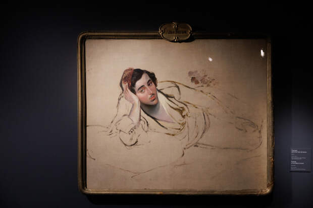 Экспозиция выставки «Карл Брюллов. Рим — Москва — Петербург»