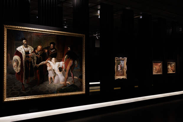 Экспозиция выставки «Карл Брюллов. Рим — Москва — Петербург»