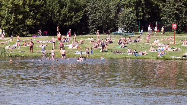 На двух пляжах Серебряного Бора временно запретили купание