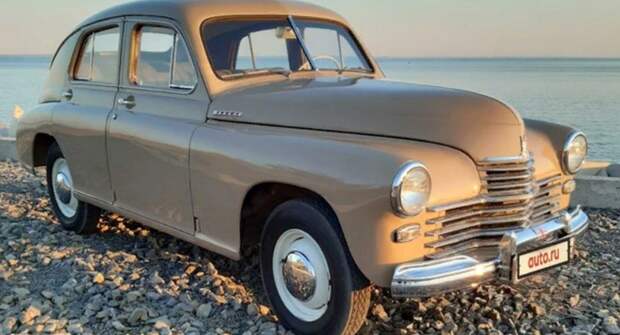На продажу выставили ГАЗ М−20 «Победа» 1950 года выпуска с пробегом 285 километров