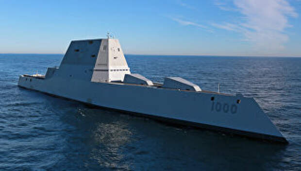 Новейший эскадренный миноносец США типа Замволт (Zumwalt)