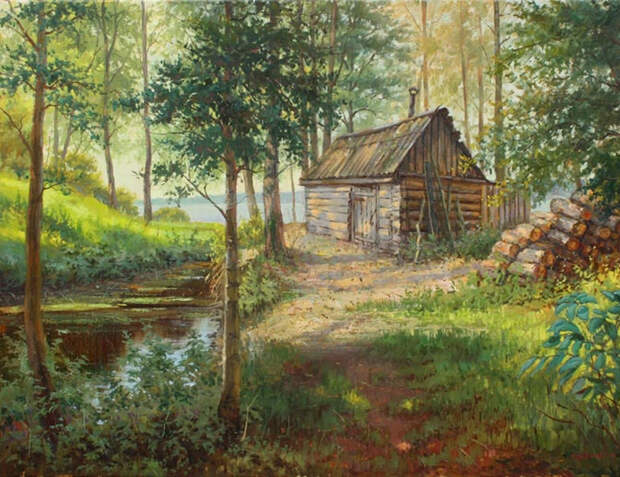 Евдокимов А.В., БАНЯ, холст, масло, 2010г.
