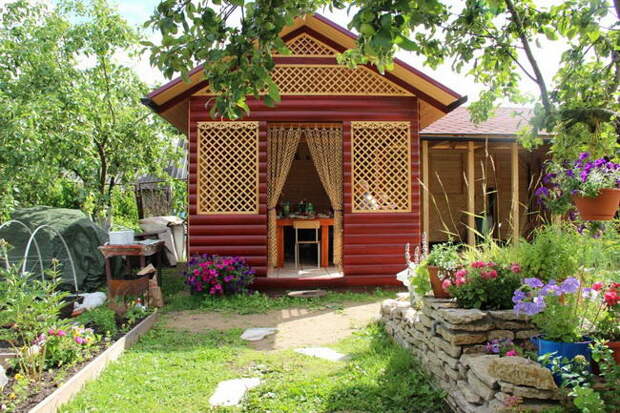 2 в 1. Яркая беседка и летний домик своими руками (пошагово, 20 фото) 2 в 1. Яркая беседка и летний домик своими руками (пошагово, 20 фото)