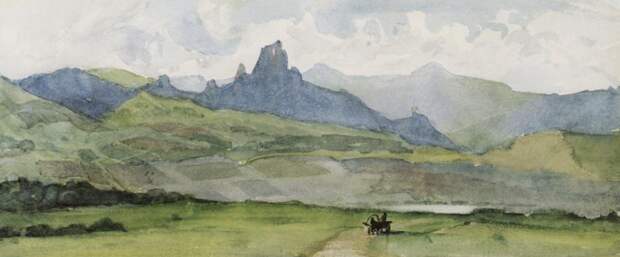 Василий Суриков — «Минусинская степь». 1873 г.