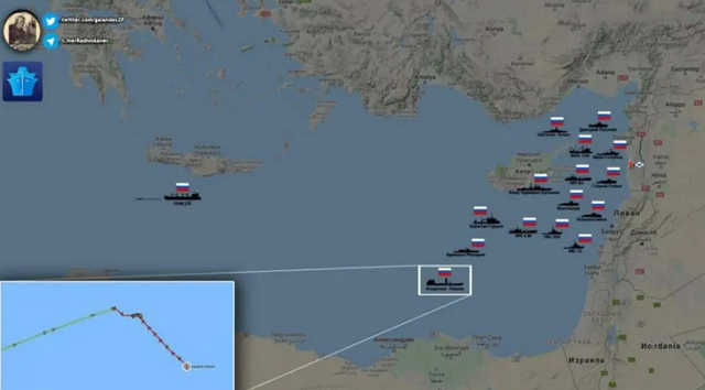 ВМФ России наращивает силы у берегов Сирии - 15 кораблей и подлодок