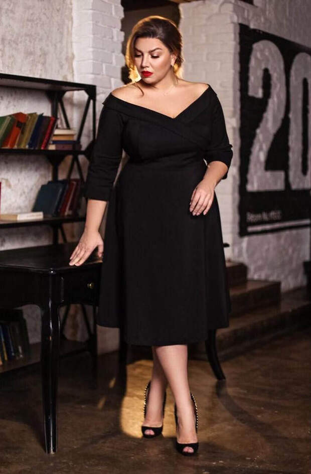 Екатерина Скулкина и её удачные платья plus size