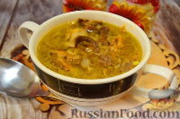 Фото к рецепту: Грибная юшка