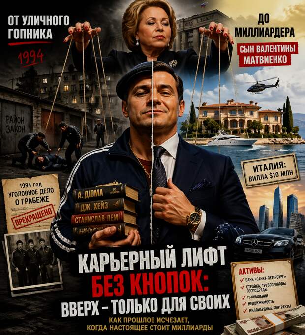 От уличного гопника до миллиардера: стремительный «карьерный лифт» сына Валентины Матвиенко