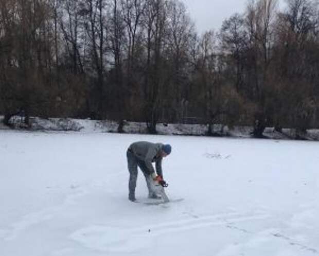 Аэрация водоема / Фото: предоставлено ГПБУ «Мосприрода»