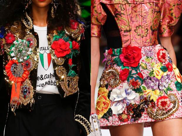 Dolce Gabbana, показ RTW весна-лето в Милане Источник: Fashionweekdaily