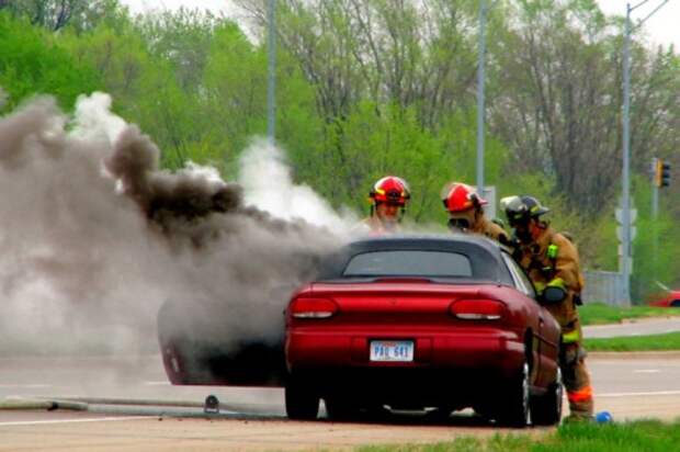 Топ 10 причин автомобильных пожаров