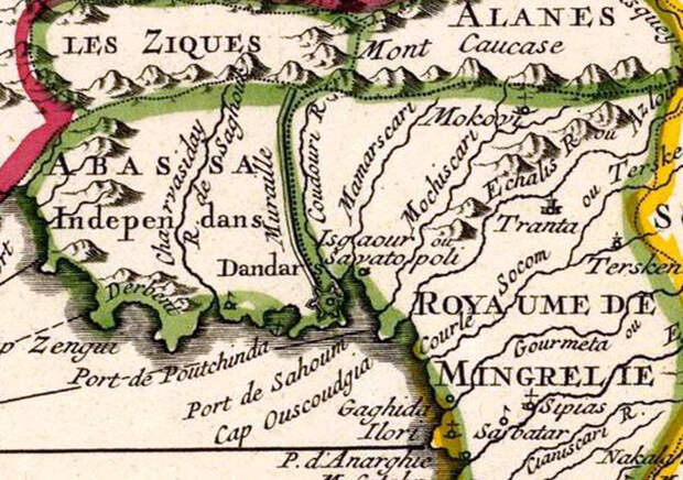 Европейская карта 1742 года