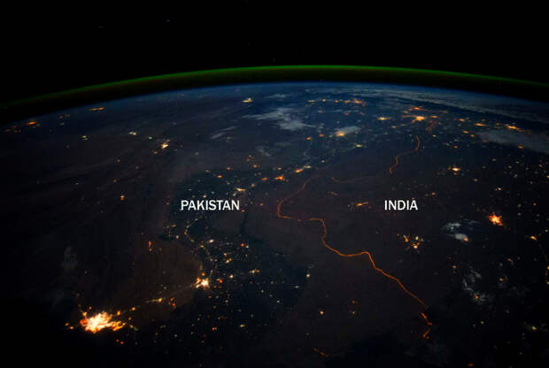 Граница Пакистана и Индии.