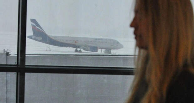 Снегопад парализовал работу московских аэропортов, задержаны десятки рейсов