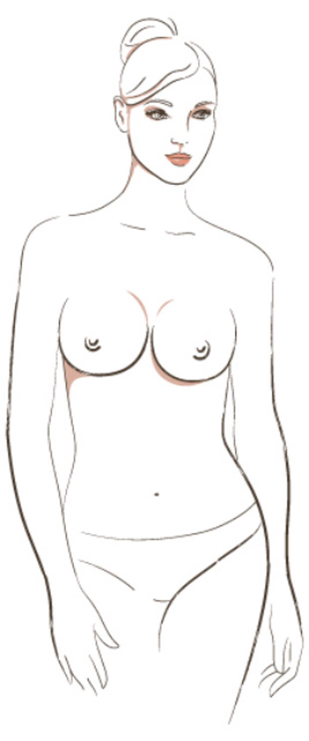 как нарисовать грудь женщин фото 106