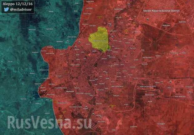 СРОЧНО: Армия объявила о полном освобождении Алеппо (КАРТА) | Русская весна