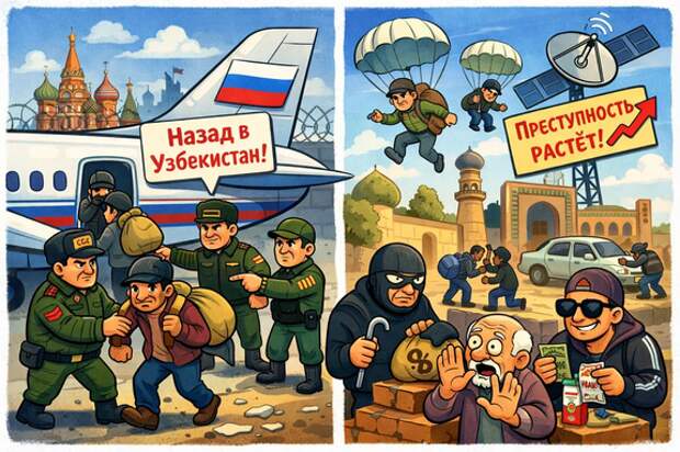 «Челночная преступность»: когда Россия выдворяет мигрантов — преступность растёт в Узбекистане. Когда амнистирует — она возвращается к нам
