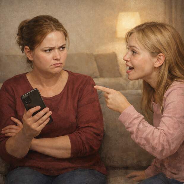 — Подари мне свой смартфон, ты же всё равно новый купила, — без стеснения заявила младшая сестра