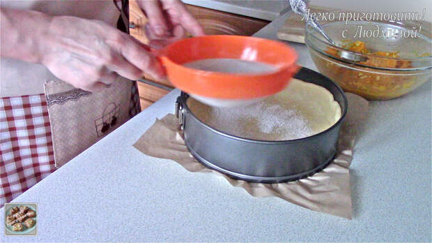 Ароматный, вкусный, яркий пирог "Солнышко" с начинкой "тыква и цитрус" без яиц и без молочных продуктов. Легко приготовить!