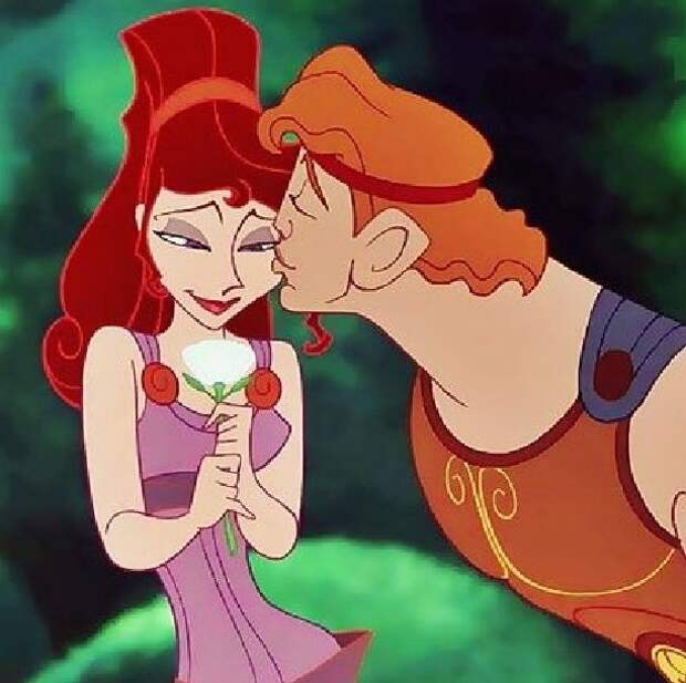 Монику Геллер и Чендлера Бинга сравнили с героями мультфильмов Disney