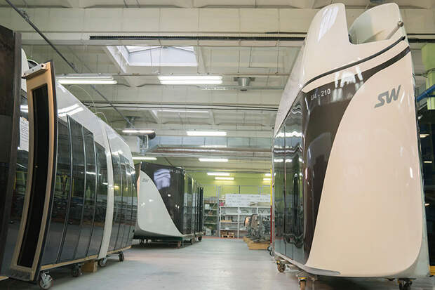 Фото юнибуса перед отправкой на приёмочные испытания