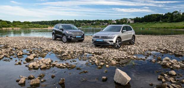 Мощный кроссовер за 2 миллиона: Ford Kuga против VW Tiguan