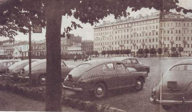 Площадь Мира (б. Сенная площадь) 1955 год, СССР, история, ленинград, факты