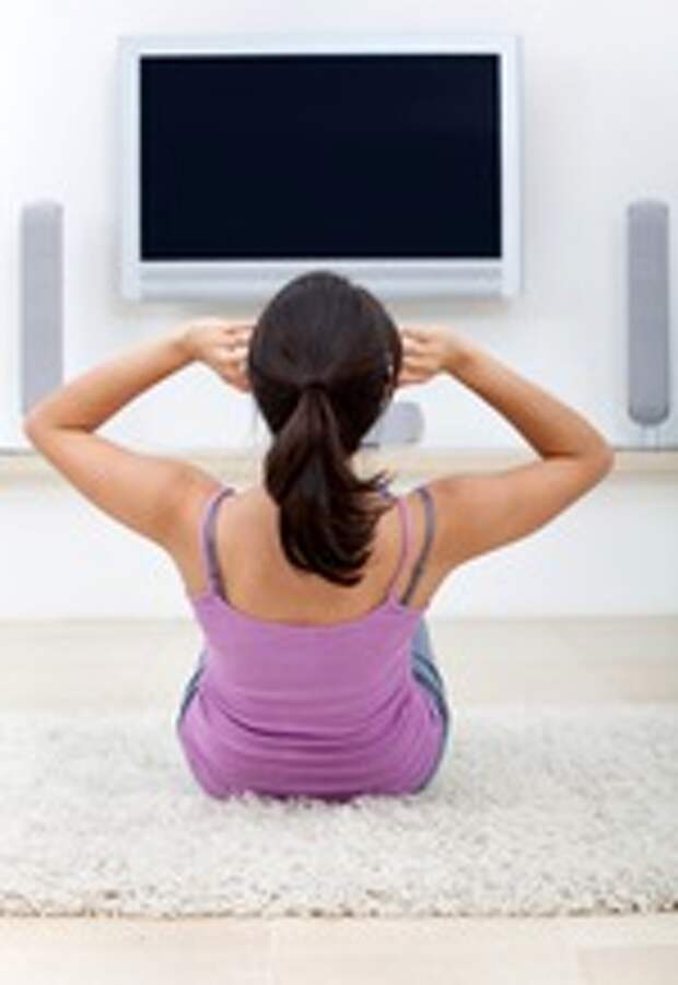 Тренировка  во время просмотра телевизора