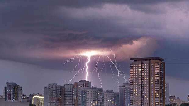 Ливни с грозами обрушатся на Москву и область в выходные
