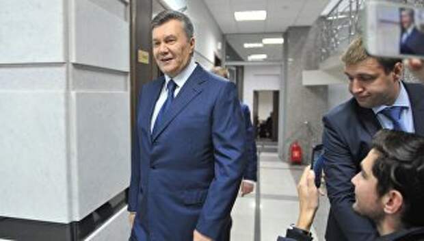 Бывший президент Украины Виктор Янукович в Ростовском областном суде. 25 ноября 2016