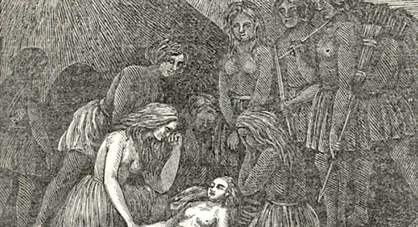 В плену у индейцев: тайна женщины с татуировкой на лице