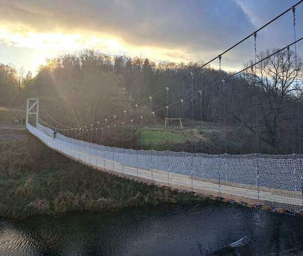 В соседней с Тульской Калужской области рухнул мост