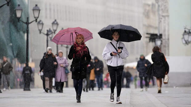 Москвичей предупредили о снегопаде 27 апреля