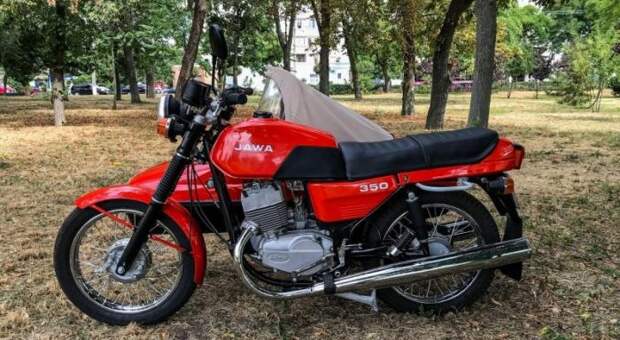 Jawa-350 с коляской 1990 года выпуска после реставрации