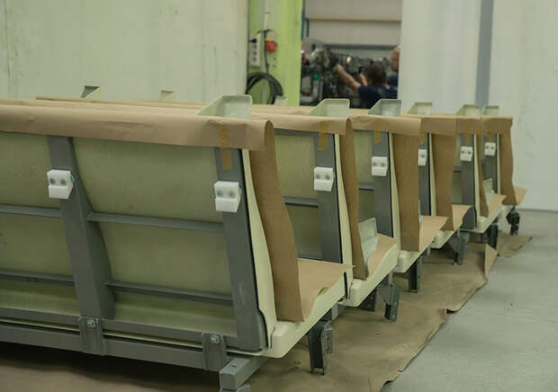 Фото юнибуса перед отправкой на приёмочные испытания