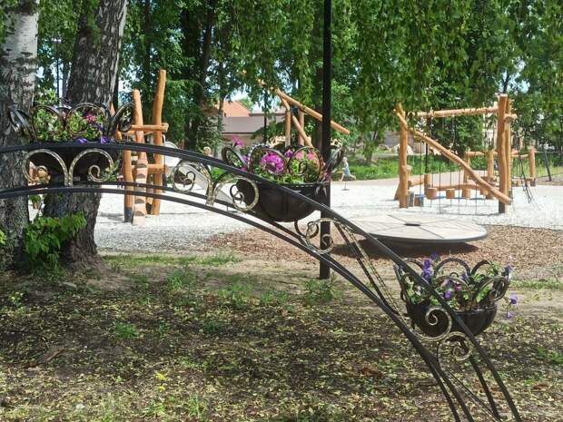 Городской сад Вышнего Волочка преображается