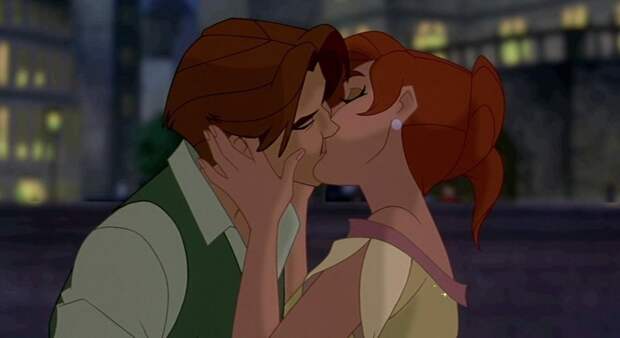 Монику Геллер и Чендлера Бинга сравнили с героями мультфильмов Disney