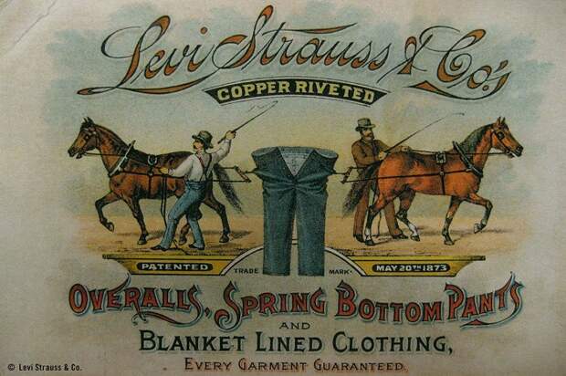 Фирменная этикетка Levi Strauss. | Фото: migrant-partner.ru.